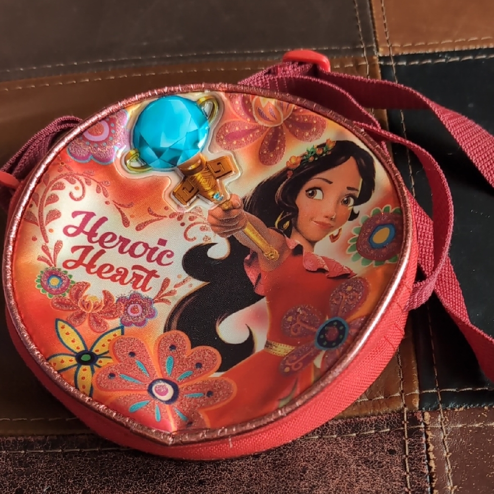 Heroic Heart Round Crossbody Bag